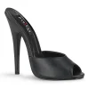 Mules noirs 15 cm DOMINA-101 Mules à talons hauts fetish
