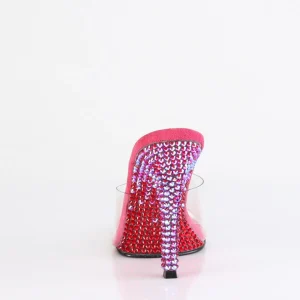 Mules Pink 11,5 cm GALA-01DMM Mules à talons hauts strass
