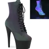 Neon 18 cm Pleaser ADORE-1020REFL bottines de pole dance