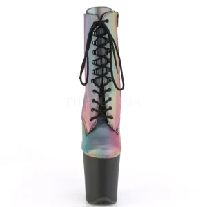 Neon 20 cm Pleaser FLAMINGO-1020REFL bottines de pole dance