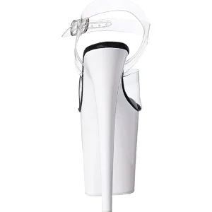 Neon Blanc 20 cm Pleaser FLAMINGO-808UV Talons Hauts Plateforme