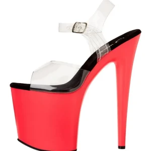 Neon Rose 20 cm Pleaser FLAMINGO-808UV Talons Hauts Plateforme