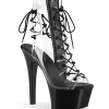 Noir 15 cm ASPIRE-600-30 bottines de pole dance