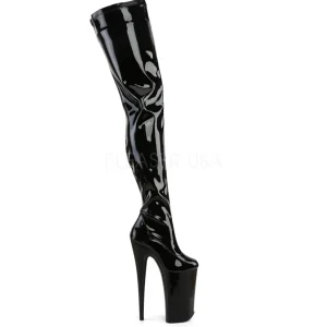 Noir 25 cm BEYOND-4000 Cuissardes Bottes Plateforme