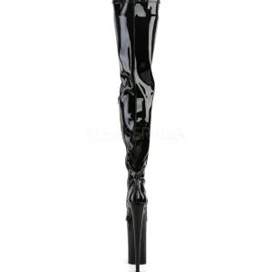 Noir 25 cm BEYOND-4000 Cuissardes Bottes Plateforme