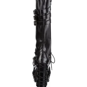 Noir 11,5 cm CHARADE-206 bottes lolita gothique semelles épaisses