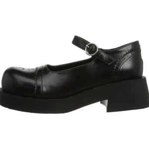 Noir 5 cm CRUX-07 chaussures lolita gothique
