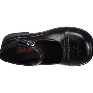 Noir 5 cm CRUX-07 chaussures lolita gothique