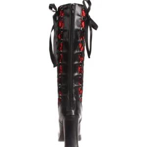 Noir 10 cm CRYPTO-106 bottes lolita gothique semelles épaisses