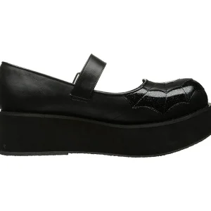 Noir 6 cm DemoniaCult SPRITE-05 chaussures plateforme gothique