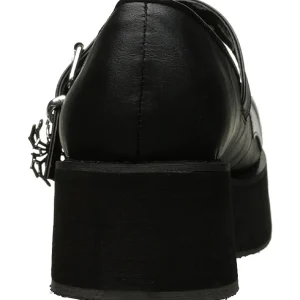 Noir 6 cm DemoniaCult SPRITE-05 chaussures plateforme gothique