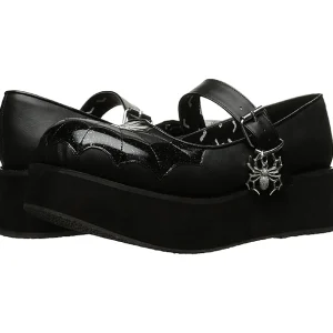 Noir 6 cm DemoniaCult SPRITE-05 chaussures plateforme gothique