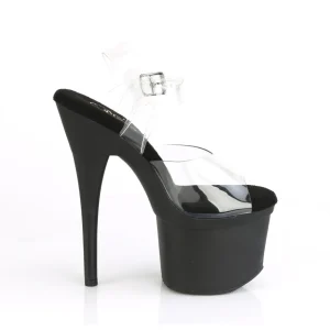 Noir 18 cm ESTEEM-708 plateforme sandales talons hauts de pole dance