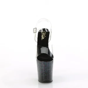 Noir 20 cm FLAMINGO chaussures plateforme et talons glitter