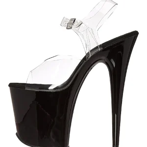 Noir 20 cm FLAMINGO-808 Plateforme Haut Talon