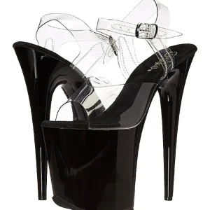 Noir 20 cm FLAMINGO-808 Plateforme Haut Talon