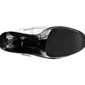 Noir 20 cm FLAMINGO-808 Plateforme Haut Talon