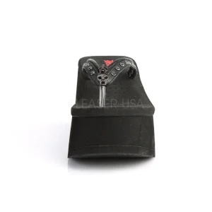 Noir 9 cm FUNN-33 Plateforme Tongs Gothique Femmes
