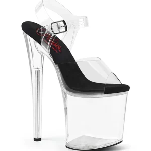 Noir 20 cm NNAUGHTY-2 chaussures plateforme et talons