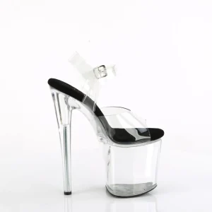 Noir 20 cm NNAUGHTY-2 chaussures plateforme et talons