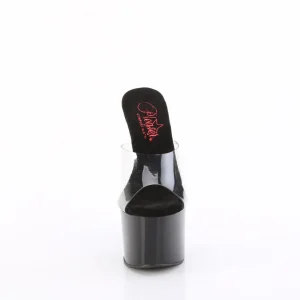 Noir 20 cm PASSION-701 mules talons hauts de pole dance
