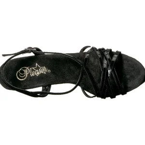 Noir 15 cm Pleaser DELIGHT-613 Sandales femme à talon