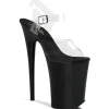 Noir 23 cm Pleaser INFINITY-908 Talons Hauts Plateforme