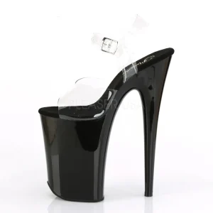 Noir 23 cm Pleaser INFINITY-908 Talons Hauts Plateforme