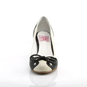 Noir 6,5 cm retro vintage WIGGLE-17 Pinup escarpins femmes à talons épais