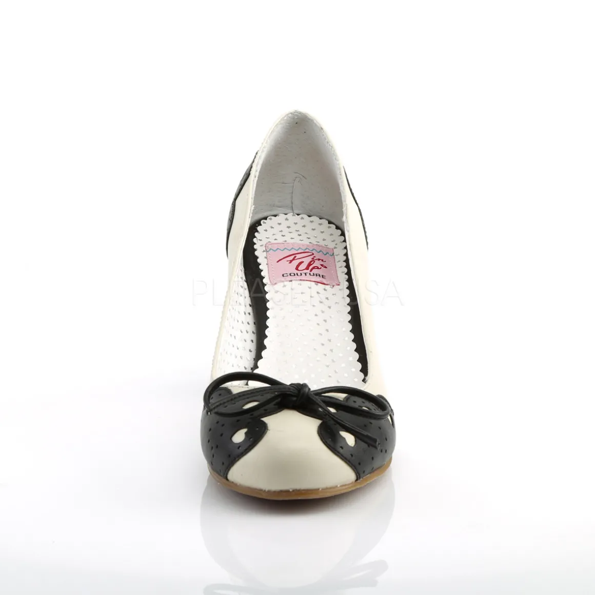 Noir 6,5 cm retro vintage WIGGLE-17 Pinup escarpins femmes à talons épais