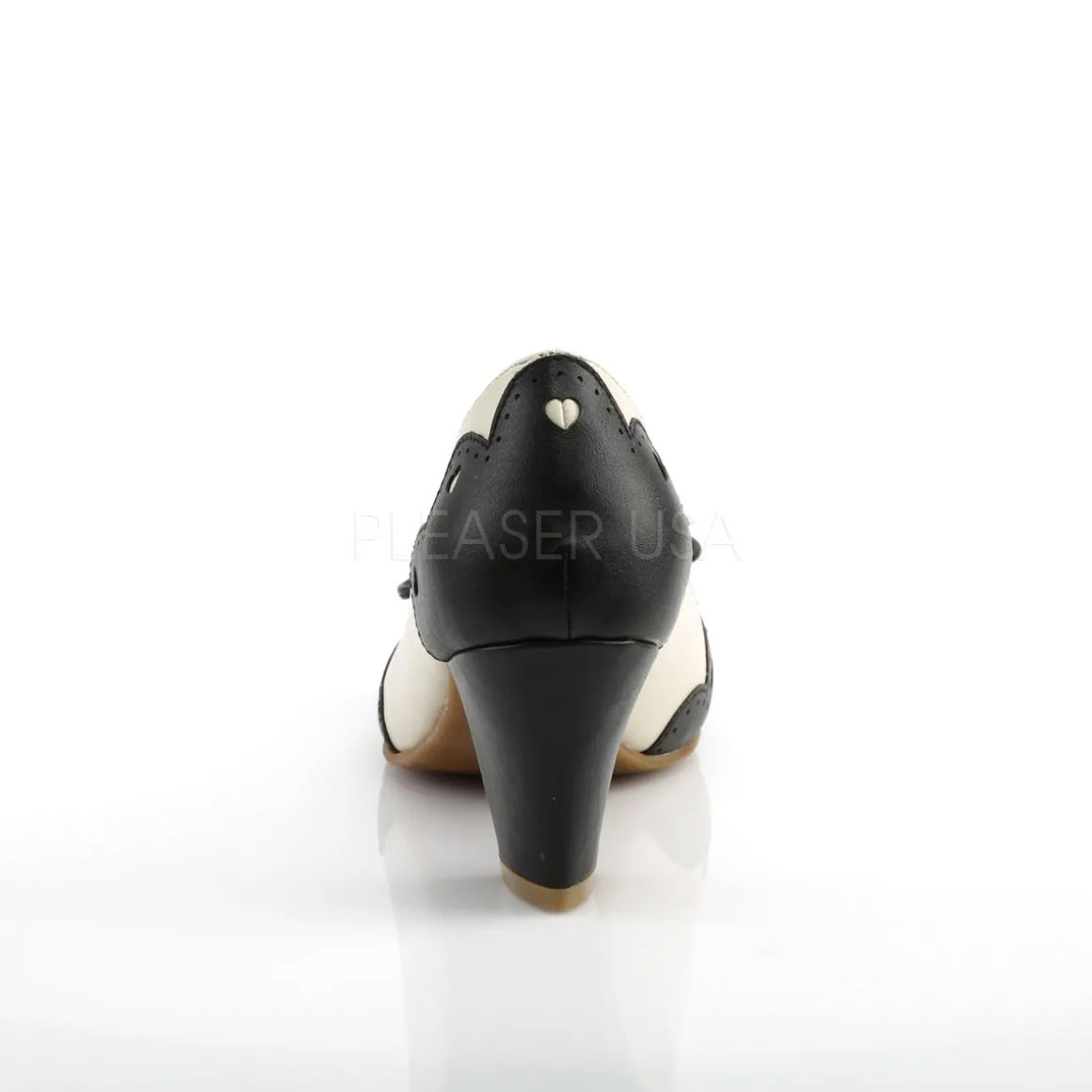 Noir 6,5 cm retro vintage WIGGLE-17 Pinup escarpins femmes à talons épais