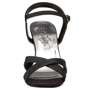 Noir 8,5 cm ROMANCE-313 Sandales Femme a Talon