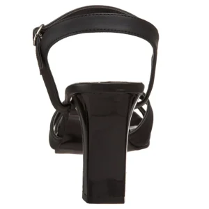 Noir 8,5 cm ROMANCE-313 Sandales Femme a Talon