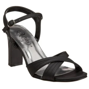 Noir 8,5 cm ROMANCE-313 Sandales Femme a Talon