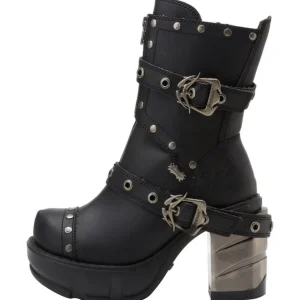 Noir 9 cm SINISTER-201 bottines lolita gothique semelles épaisses