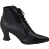 Noir 7 cm VICTORIAN-35 Bottines à Lacets Talons Hauts Femmes