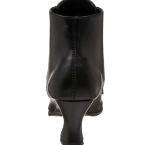 Noir 7 cm VICTORIAN-35 Bottines à Lacets Talons Hauts Femmes
