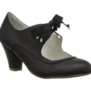 Noir 6,5 cm WIGGLE-32 retro vintage escarpins maryjane à talons épais