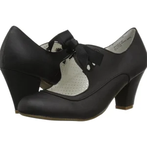 Noir 6,5 cm WIGGLE-32 retro vintage escarpins maryjane à talons épais