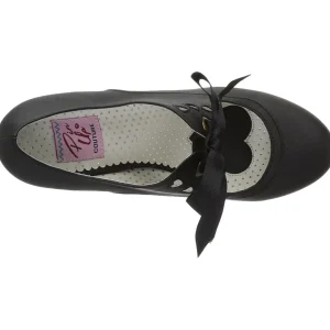 Noir 6,5 cm WIGGLE-32 retro vintage escarpins maryjane à talons épais