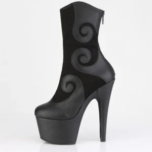 Noir ADORE 18 cm pleaser bottines talons hauts femme
