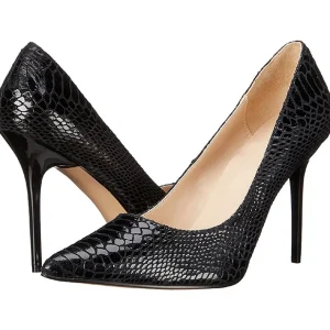 Noir Cuir 10 cm CLASSIQUE-20SP Escarpins Talon Aiguille Femmes