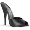 Noir Cuir 15 cm DOMINA-101 Mules Talons Hauts