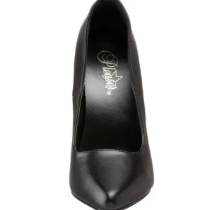 Noir Cuir 15 cm DOMINA-420 talon aiguille très haut et bout pointu