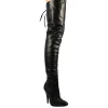 Noir Cuir 13 cm LEGEND-8899 bottes cuissardes hommes