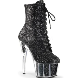 Noir etincelle 18 cm ADORE-1020G bottines a plateforme femmes
