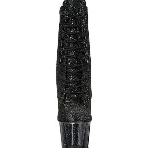Noir etincelle 18 cm ADORE-1020G bottines a plateforme femmes