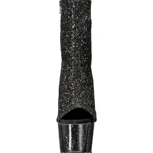 Noir etincelle 18 cm ADORE-1018G bottines a plateforme femmes