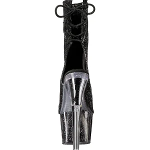 Noir etincelle 18 cm ADORE-1018G bottines a plateforme femmes