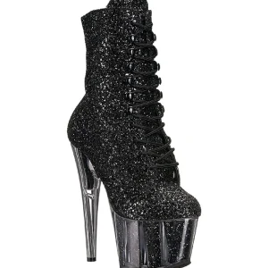Noir etincelle 18 cm ADORE-1020G bottines a plateforme femmes